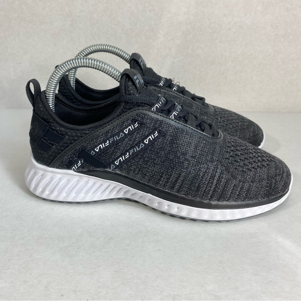 Fila Memory Foam Realm Speed Black Running Shoes Sneakers; Women’s Sz 7 Like NEW